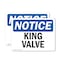 Signmission King Valve, 14 in W x Rectangle, Vinyl Decal OS-2PACK-NS-D-1014-L-13901 - alternate 1